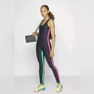 NWT Puma x Lemlem colour trim casual athletic bodysuit yoga  catsuit trendy XL